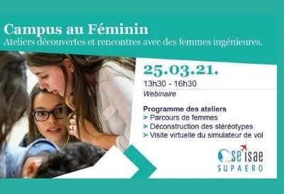 Campus au féminin avec OSE l’ISAE-SUPAERO : démystifier les métiers d’ingénieur