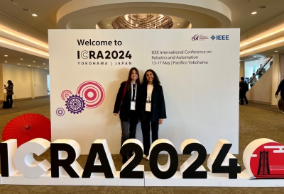 Krishna and Elena at ICRA 2024