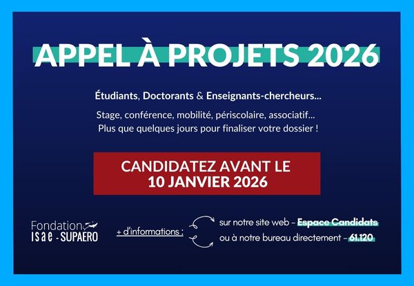 Appel à projets CSP Janvier 2026