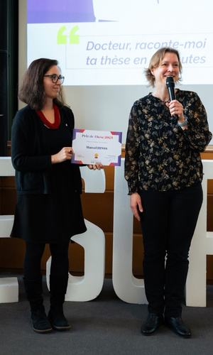 Photo lauréat prix de these 2025 - Marcel Hinss