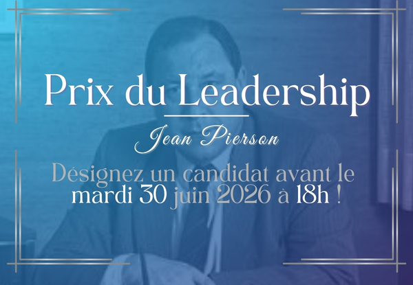 Prix Jean Pierson 2026 - Header