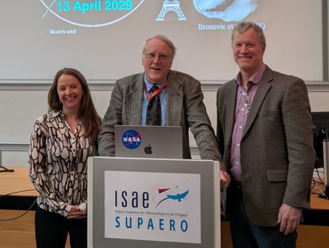 Testimonial Visit Richard Binzel in 2026, with Naomi Murdoch and Randolph Schweickart