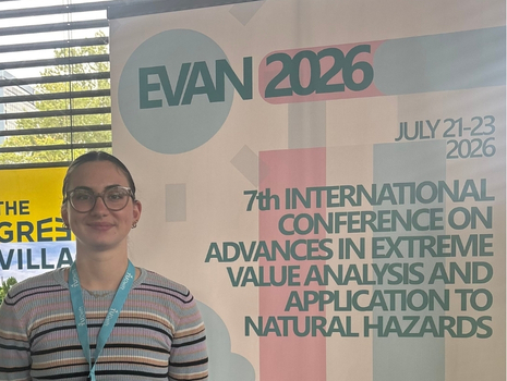 Louison at EVAN 2026: Her Research on Extreme Values